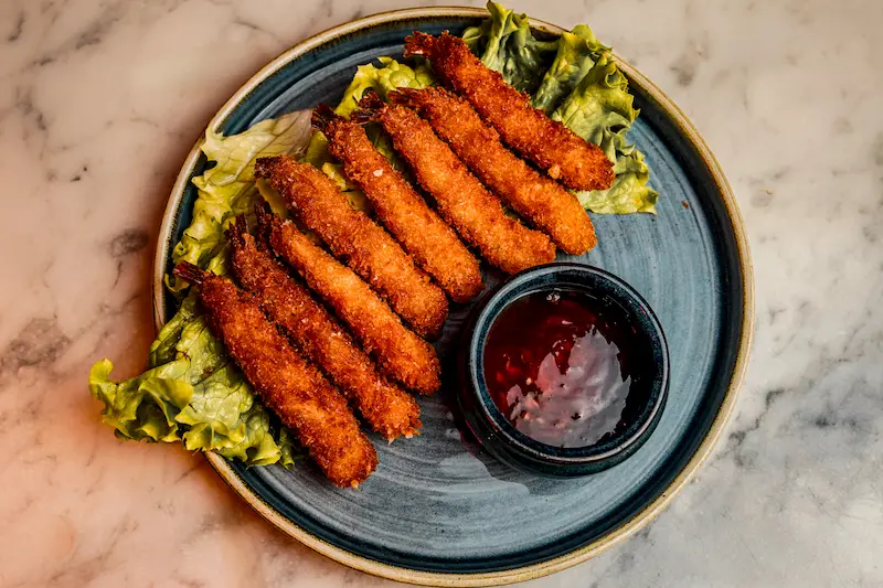 Tempura Shrimp - Le Petit Grain Lyon