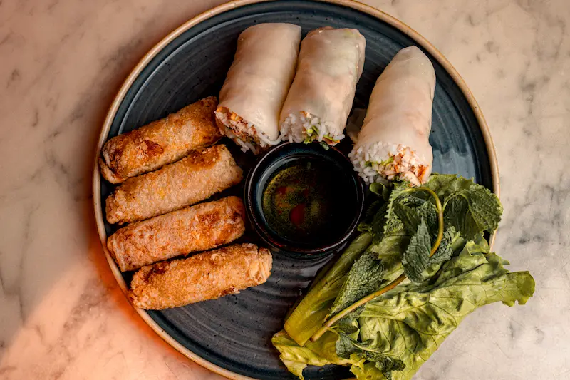 Mixed Spring Rolls - Le Petit Grain Lyon