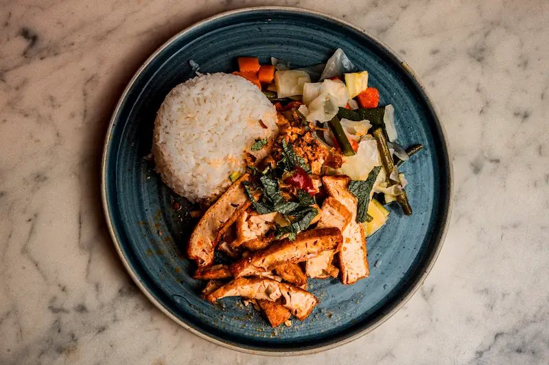 Vegetarian Dish - Le Petit Grain Lyon