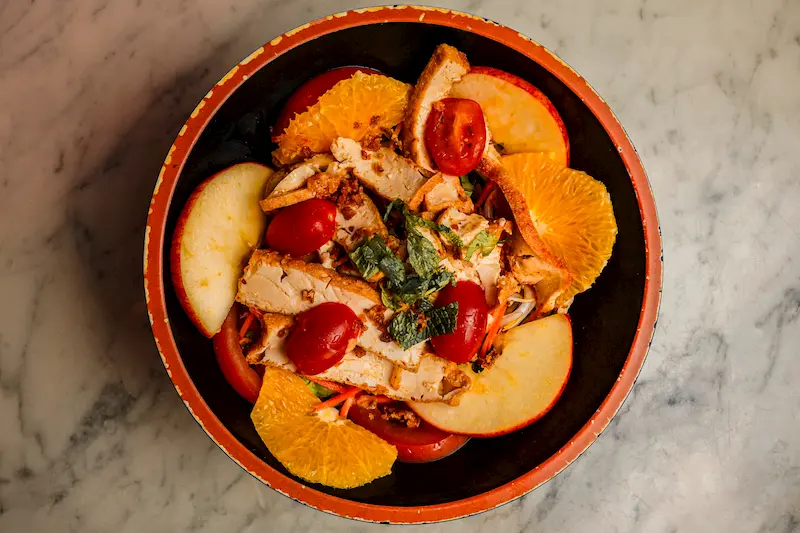 Vegetarian Salad - Le Petit Grain Lyon