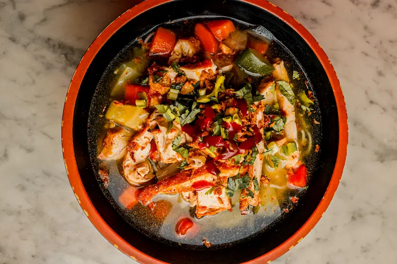 Vegetarian Soup - Le Petit Grain Lyon